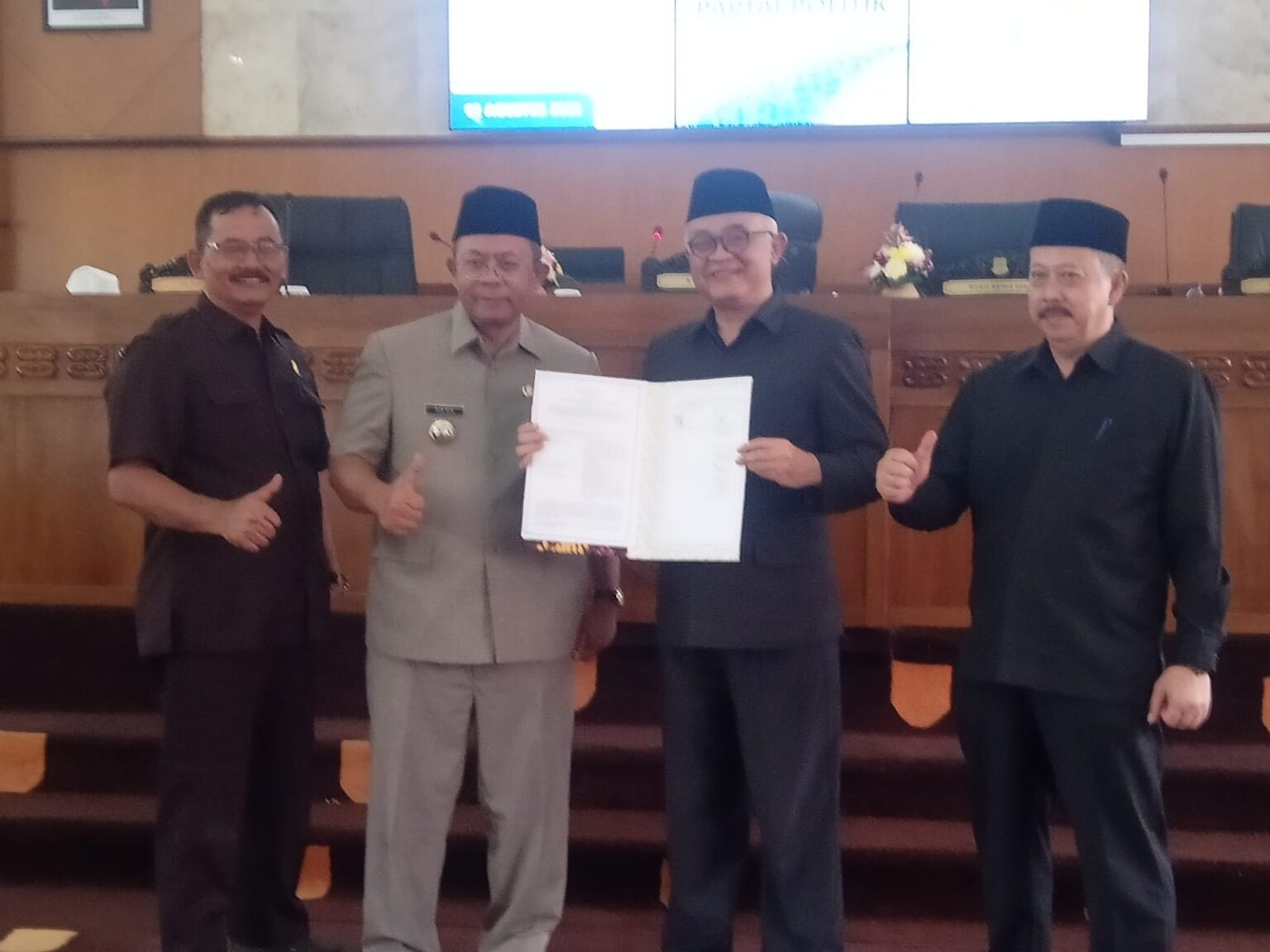 Seluruh Fraksi DPRD Kota Cimahi Setuju Perubahan Bantuan Keuangan Partai Politik